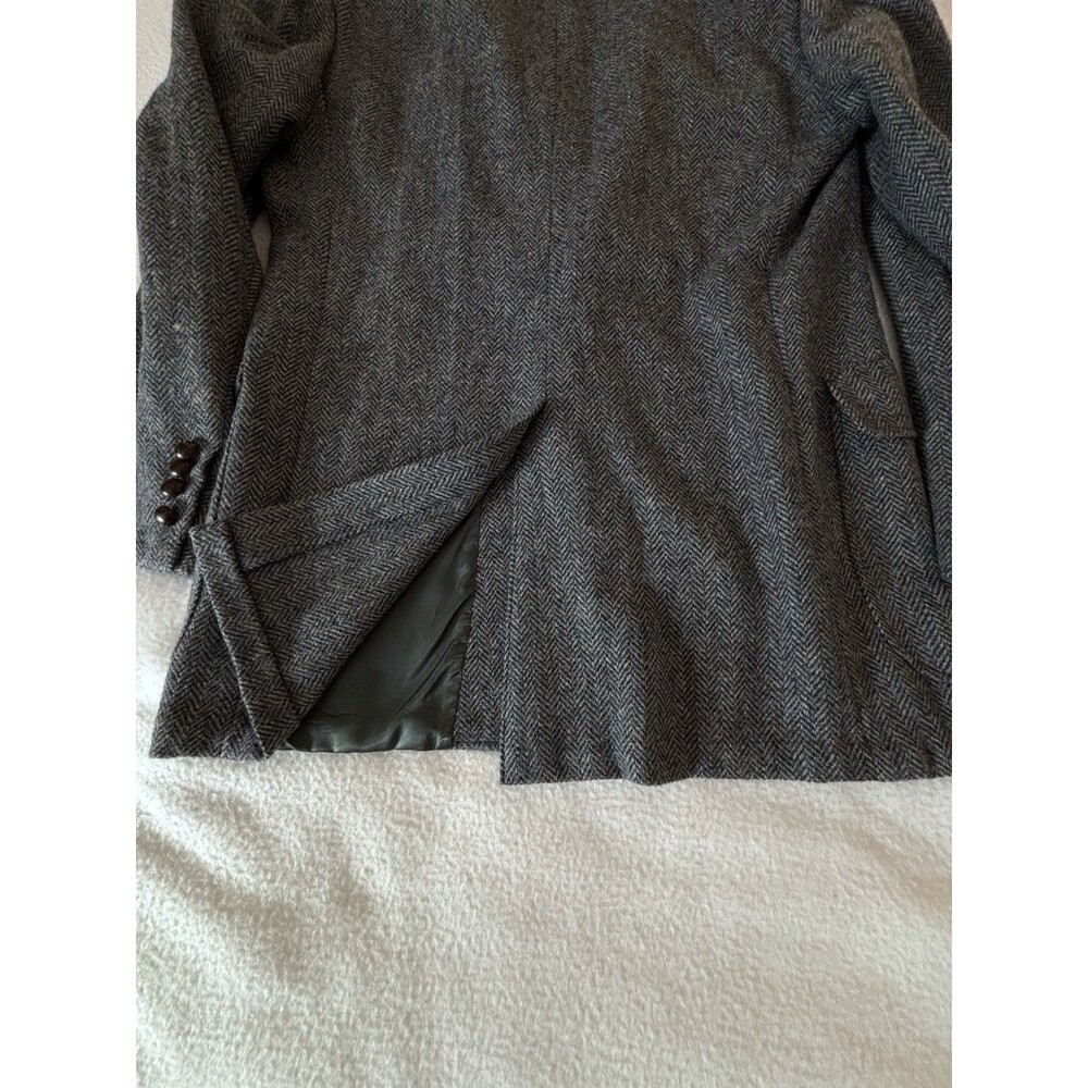 Clubfellow Cricketeer Wool Blazer USA Herringbone 42R 2 Button Mens - Picture 10 of 16